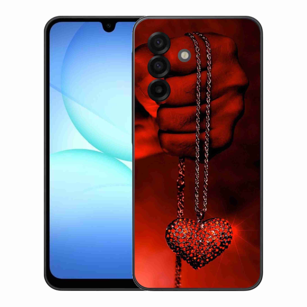 Gelový kryt mmCase na Samsung Galaxy A17 4G/5G - náhrdelník