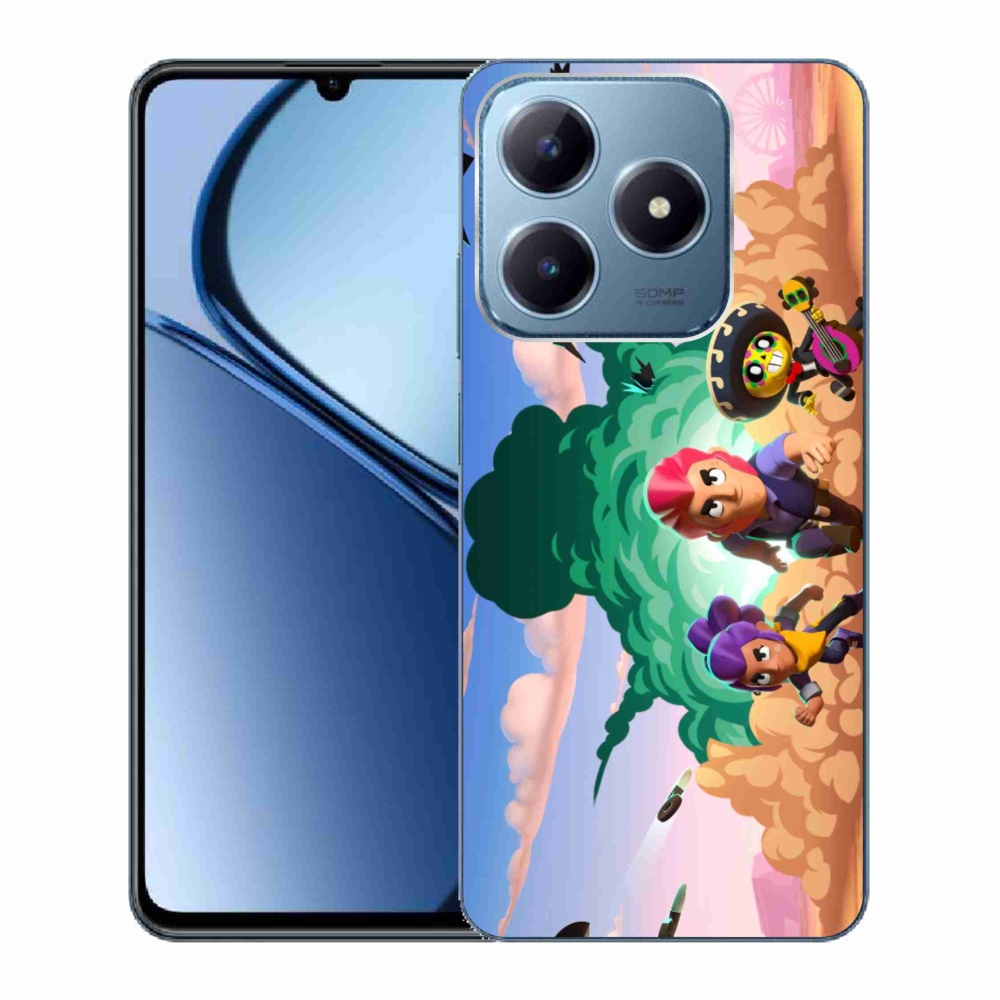 Gelový kryt mmCase na Realme C63 - brawl stars