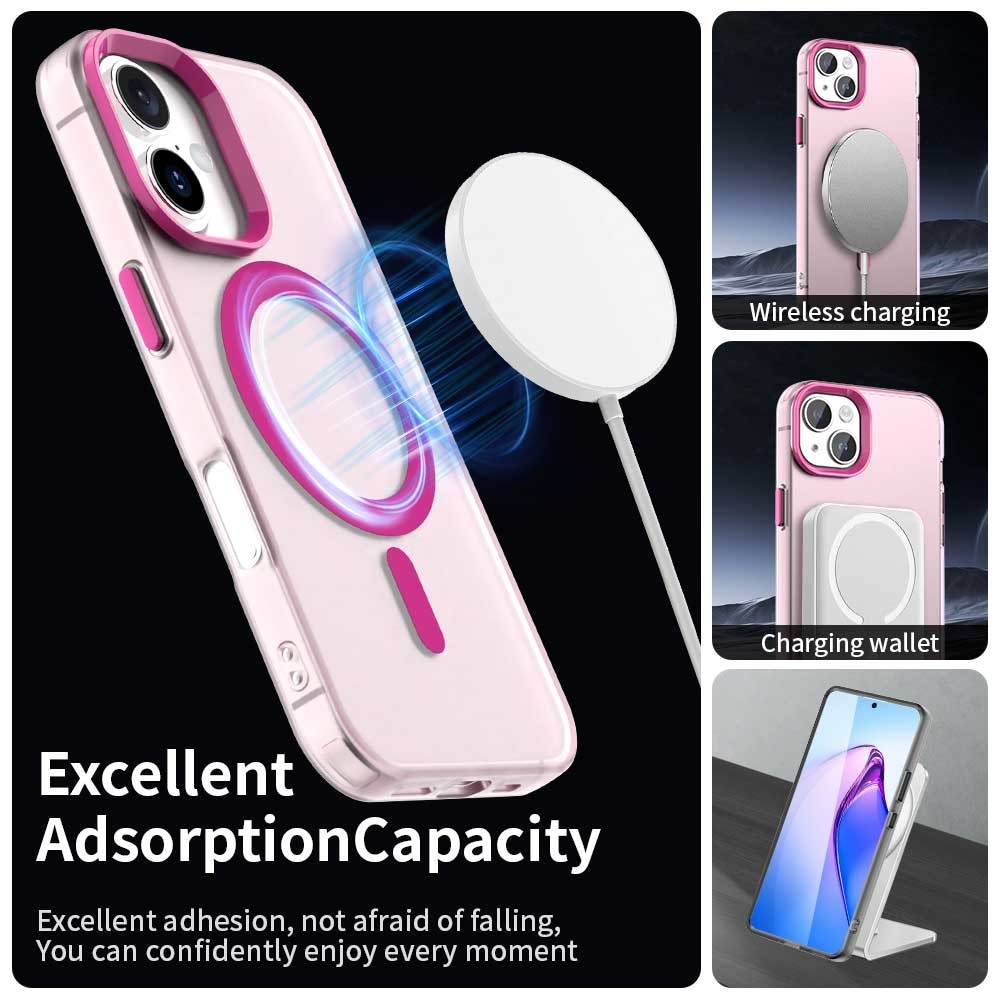 Candy gelový obal MagSafe pro iPhone 17 - růžový