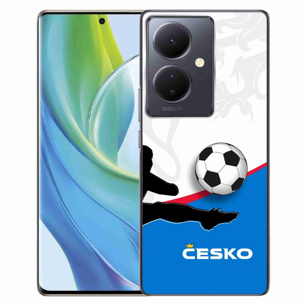Gelový kryt mmCase na Vivo V29 Lite 5G - fotbal Česko 3