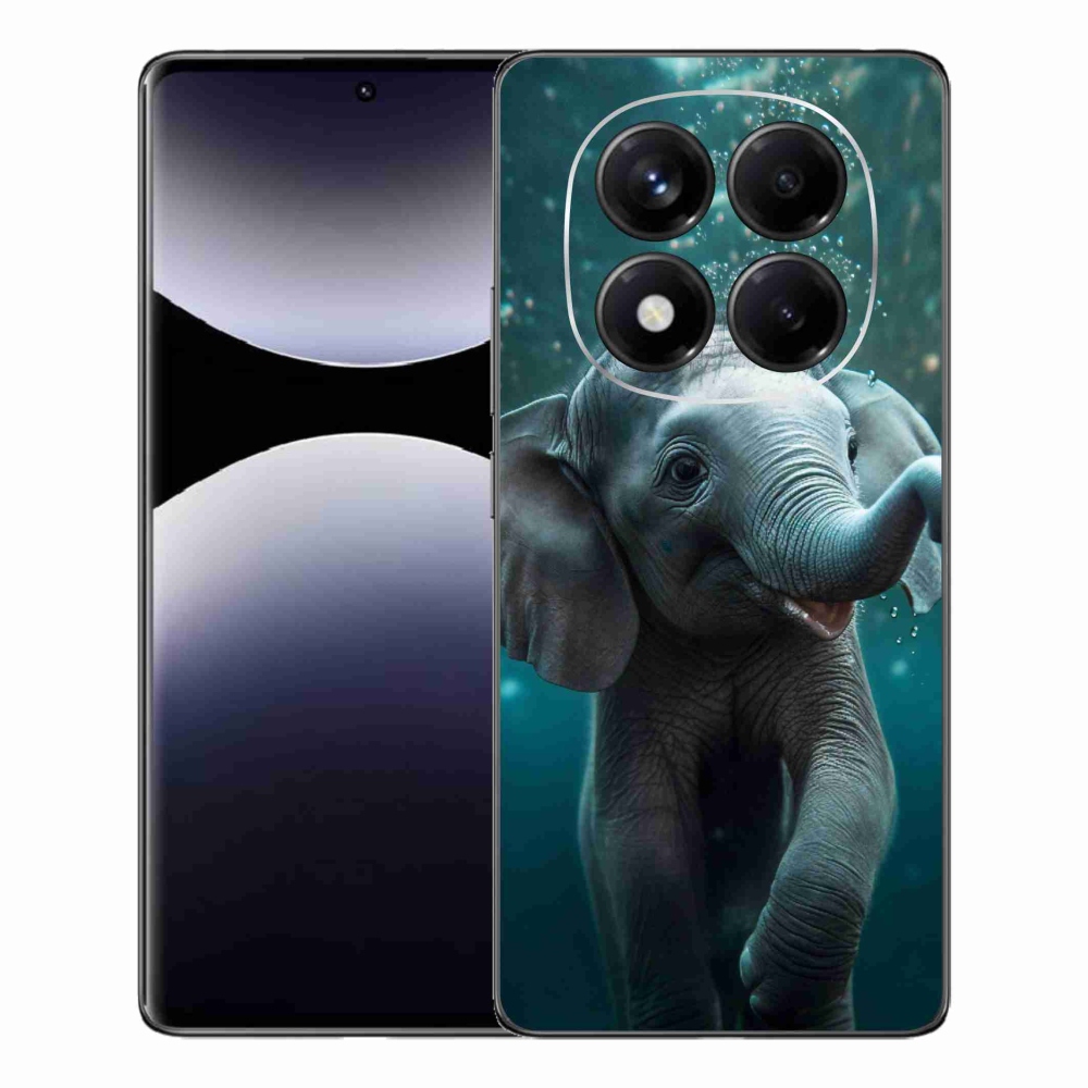 Gelový kryt mmCase na Xiaomi Redmi Note 14 Pro - slůně pod vodou