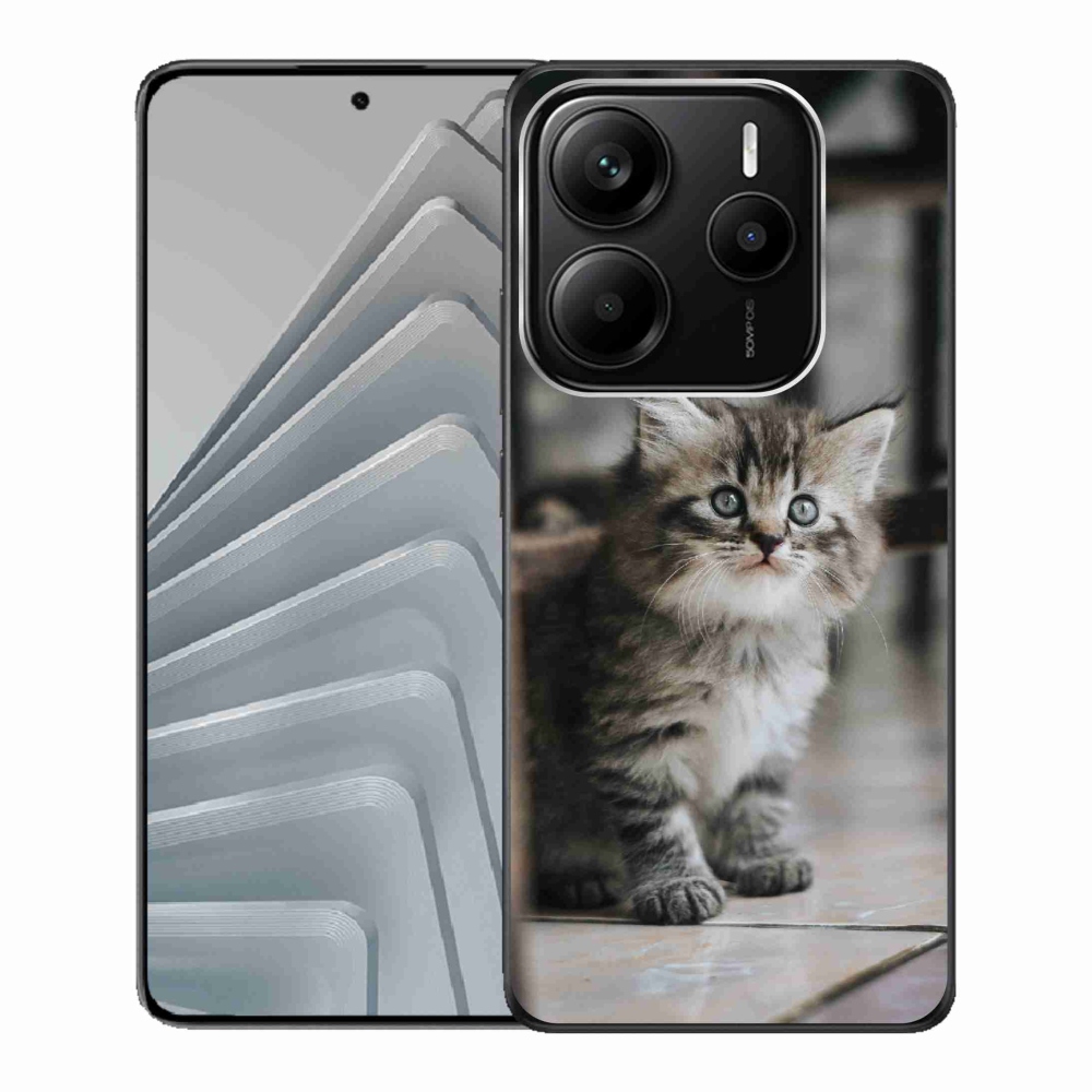 Gelový kryt mmCase na Xiaomi Redmi Note 14 5G - koťátko
