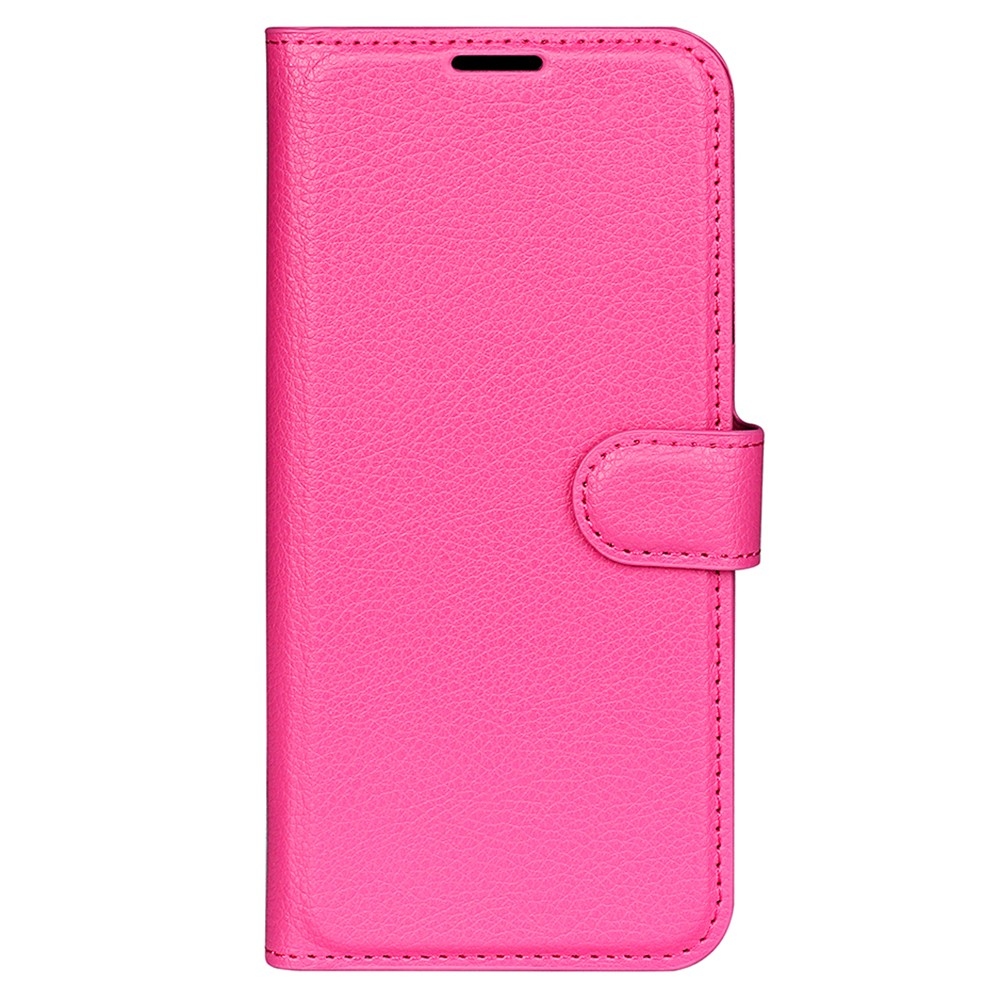Litchi knížkové pouzdro na Xiaomi Redmi Note 12S - rose