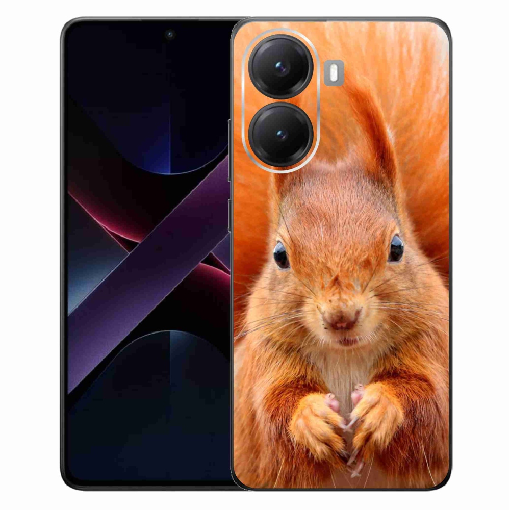 Gelový kryt mmCase na Xiaomi Poco X7 Pro 5G - veverka