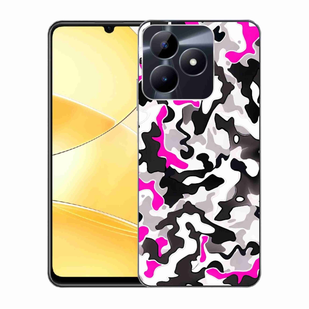 Gelový kryt mmCase na Realme C51/C53 - maskáčový vzor 5