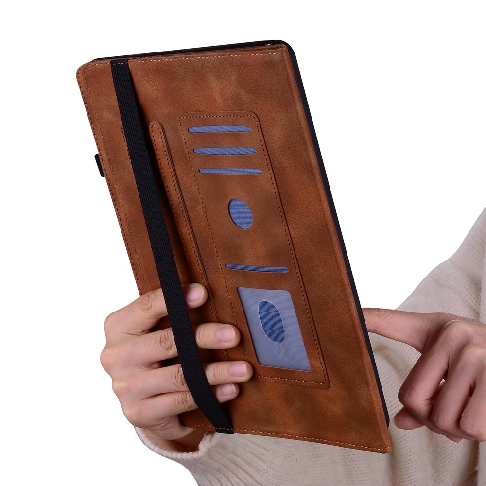Heart zavírací pouzdro na tablet Xiaomi Redmi Pad SE 8.7 - hnědé