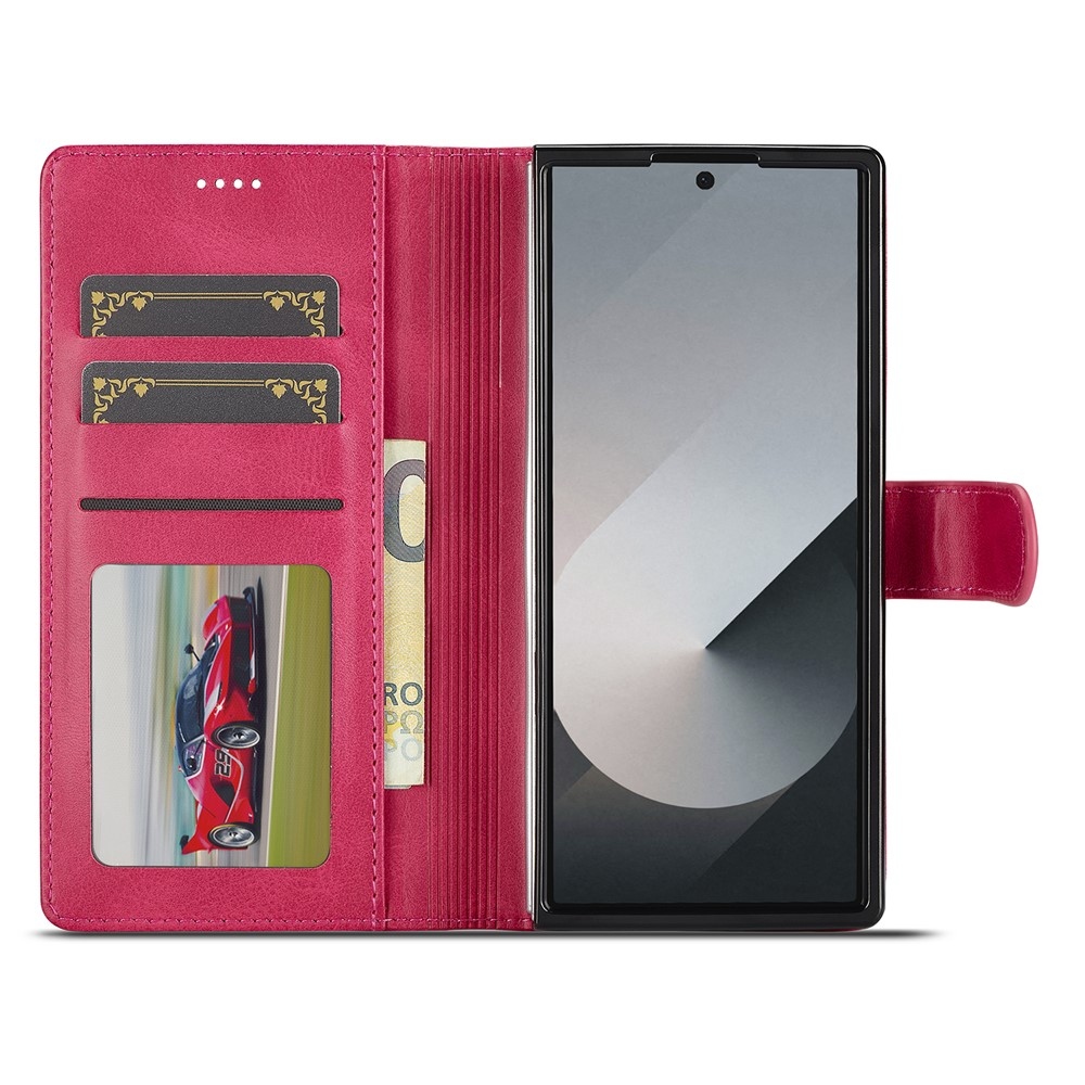 IMEEKE knížkové pouzdro na Samsung Galaxy Z Fold7 5G - rose