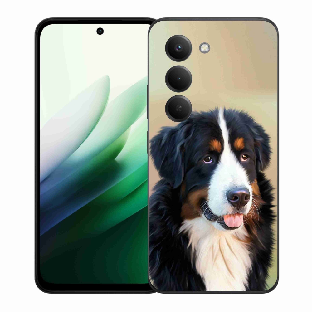 Gelový kryt mmCase na Xiaomi Redmi 15 5G - bernský salašnický pes