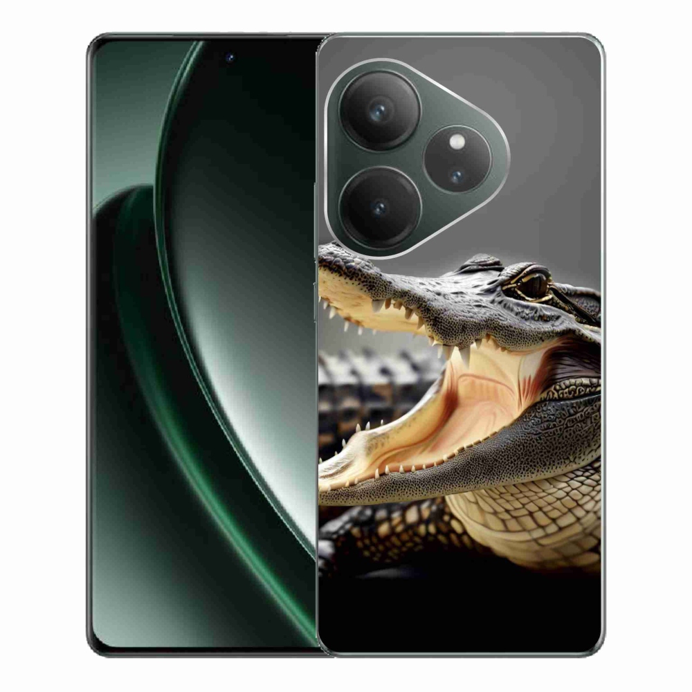 Gelový kryt mmCase na Realme GT 6 5G/GT 6T 5G - krokodýl