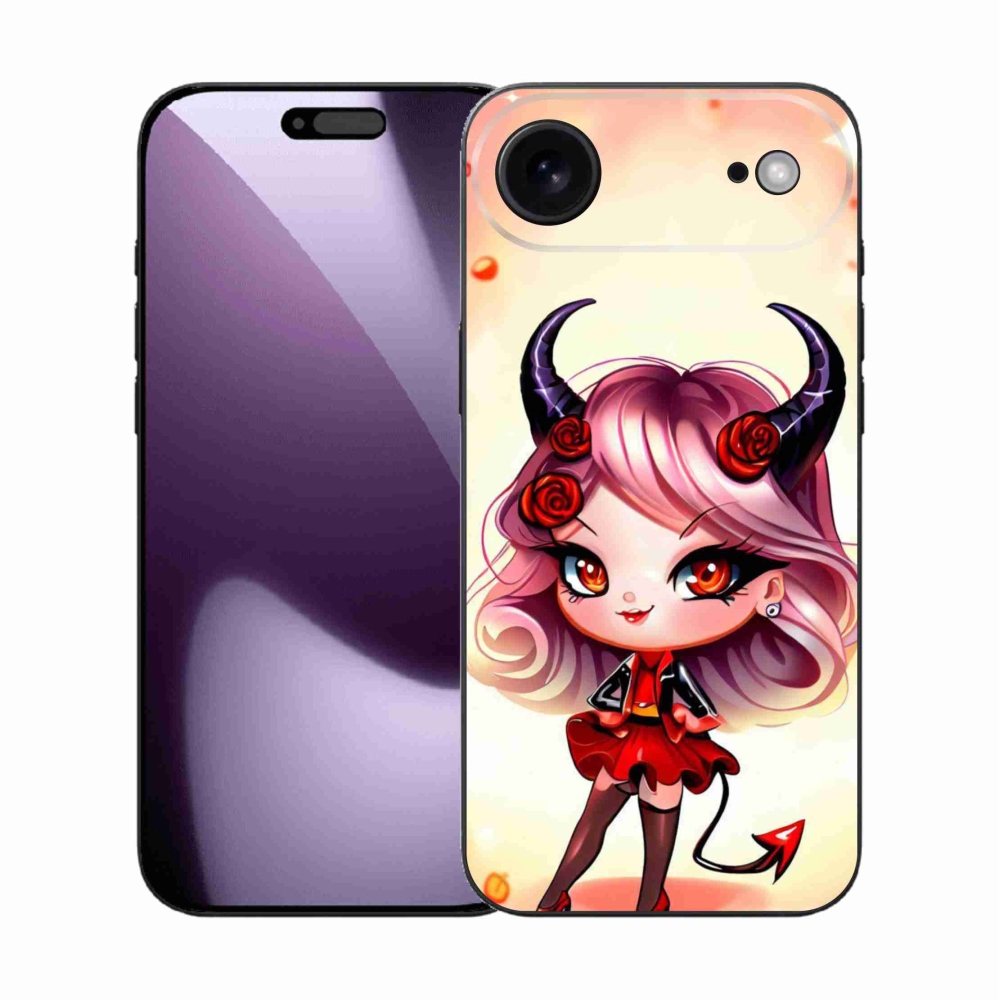 Gelový kryt mmCase na iPhone 17 Air - kreslená čertice