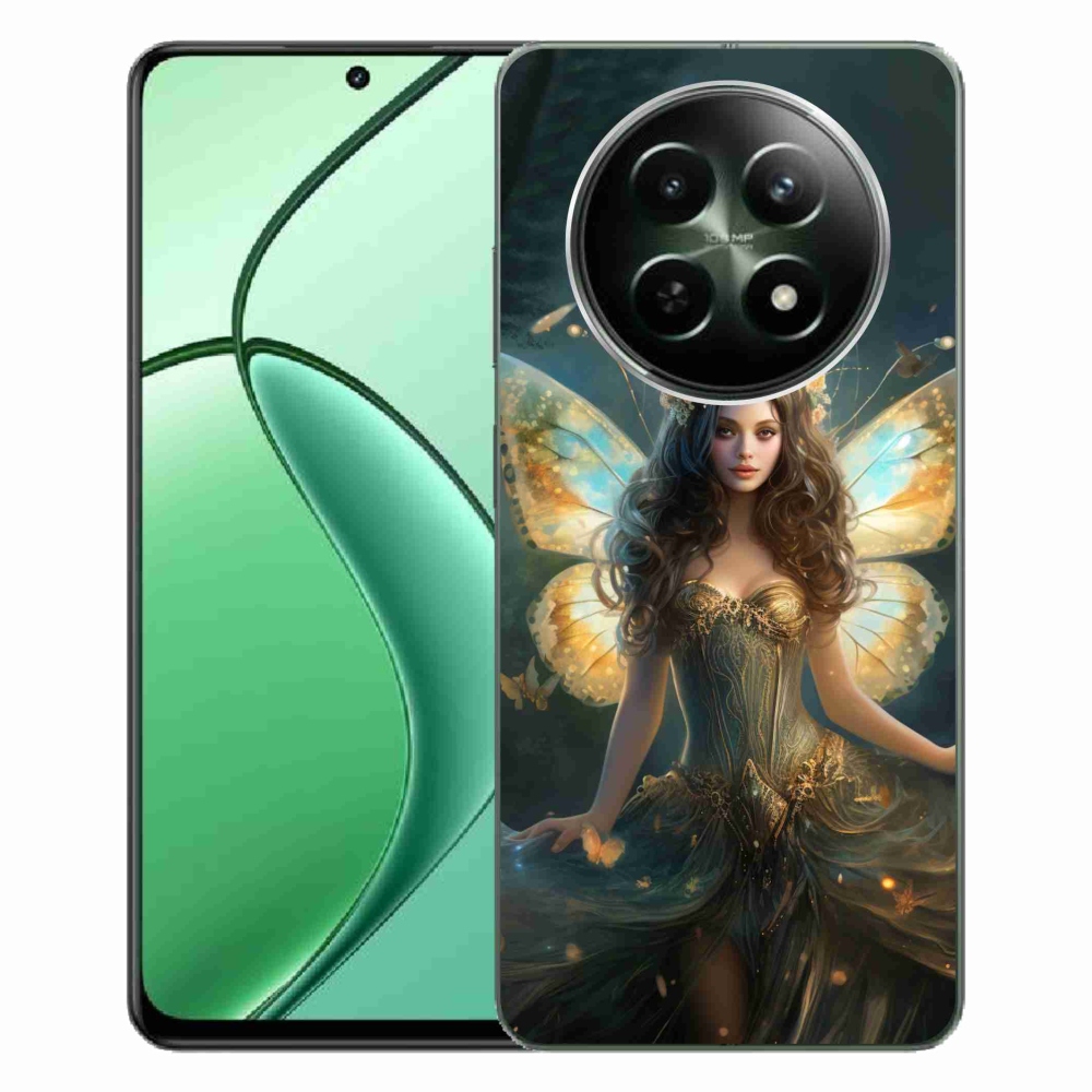 Gelový kryt mmCase na Realme 12 5G/12x 5G - motýlí žena