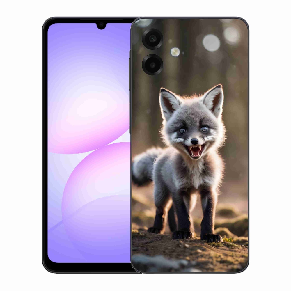 Gelový kryt mmCase na Samsung Galaxy A07 4G - rozzuřená liška