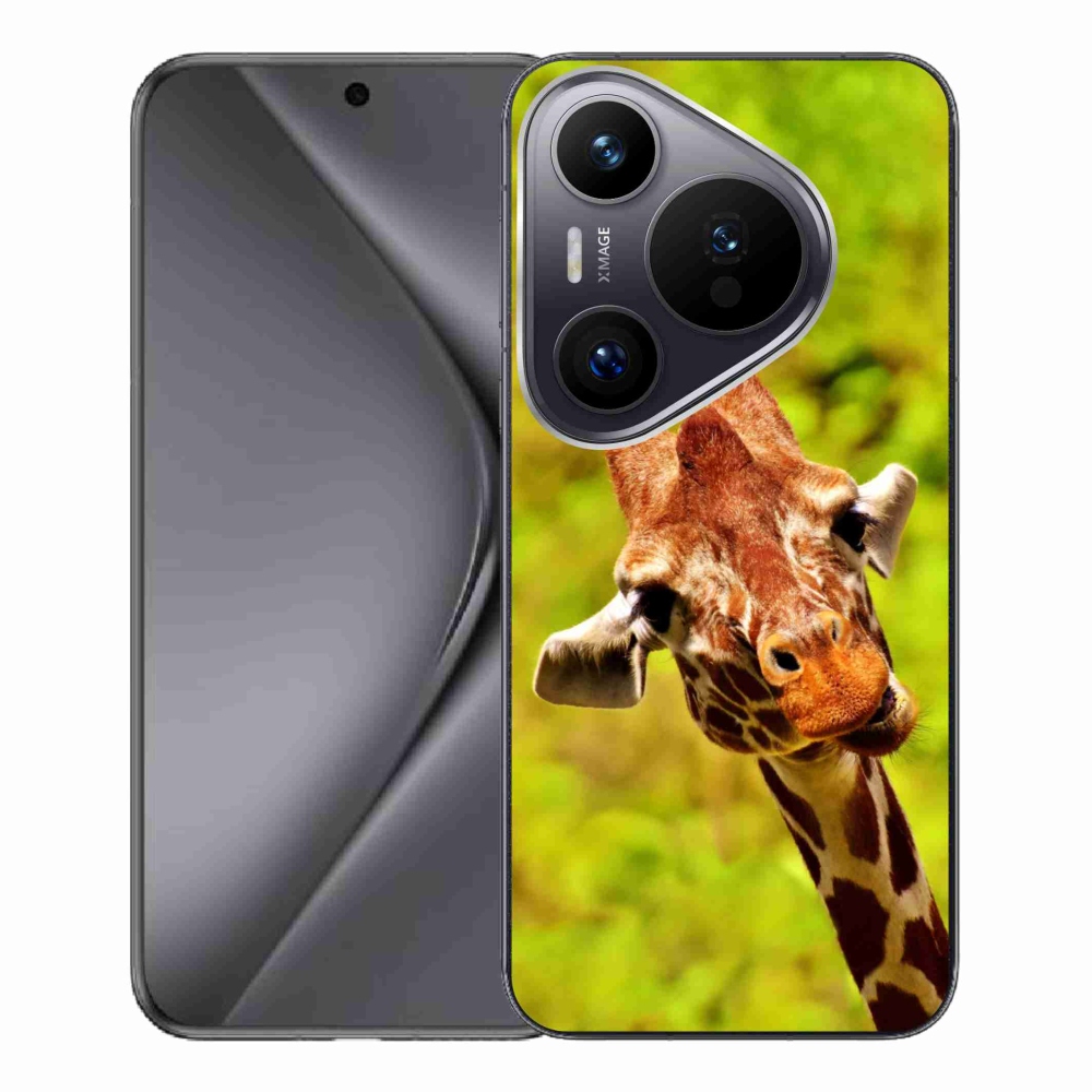 Gelový kryt mmCase na Huawei Pura 70 Pro - žirafa