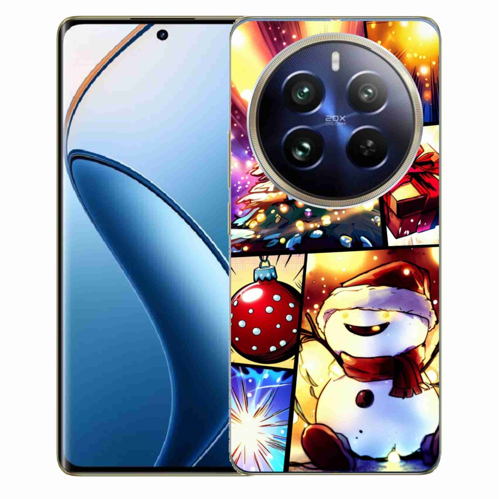 Gelový kryt mmCase na Realme 12 Pro 5G/12 Pro+ 5G - vánoční motivy 1