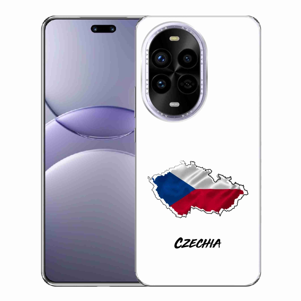Gelový kryt mmCase na Huawei Nova 13 Pro 5G - Czechia bílé pozadí