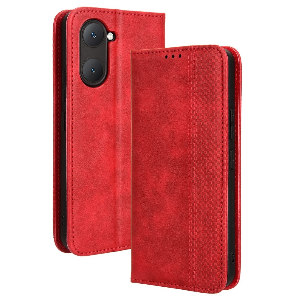 Case knížkové pouzdro na Vivo Y28s 5G - červené
