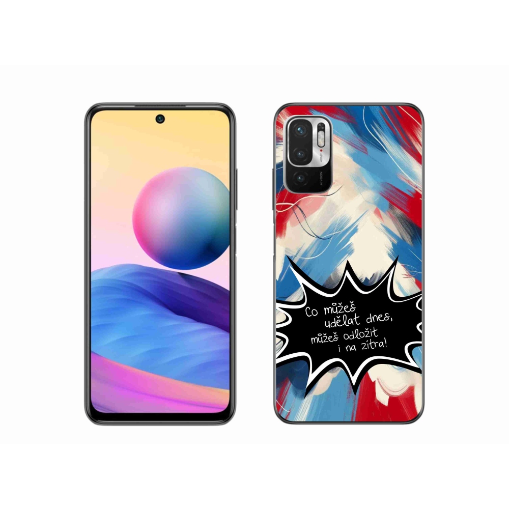 Gelový kryt mmCase na Xiaomi Poco M3 Pro/5G - vtipný text 9 černé pozadí
