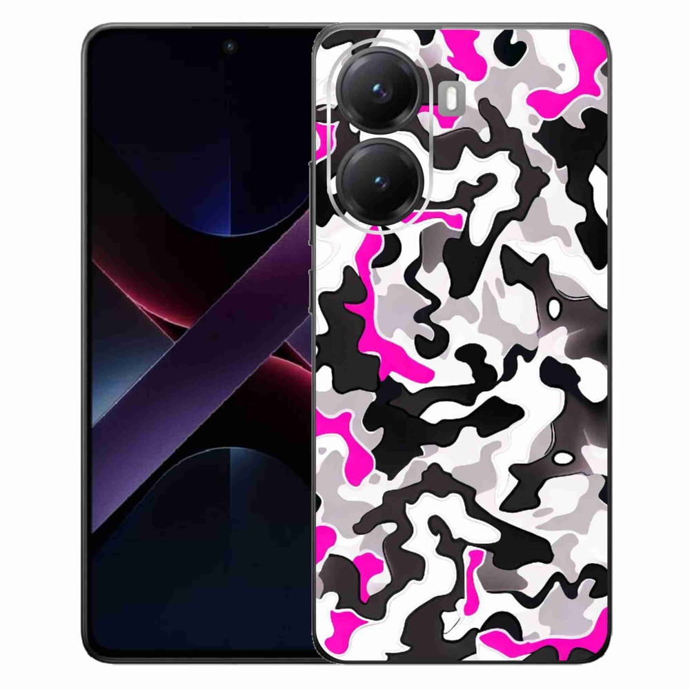 Gelový kryt mmCase na Xiaomi Poco X7 Pro 5G - maskáčový vzor 5