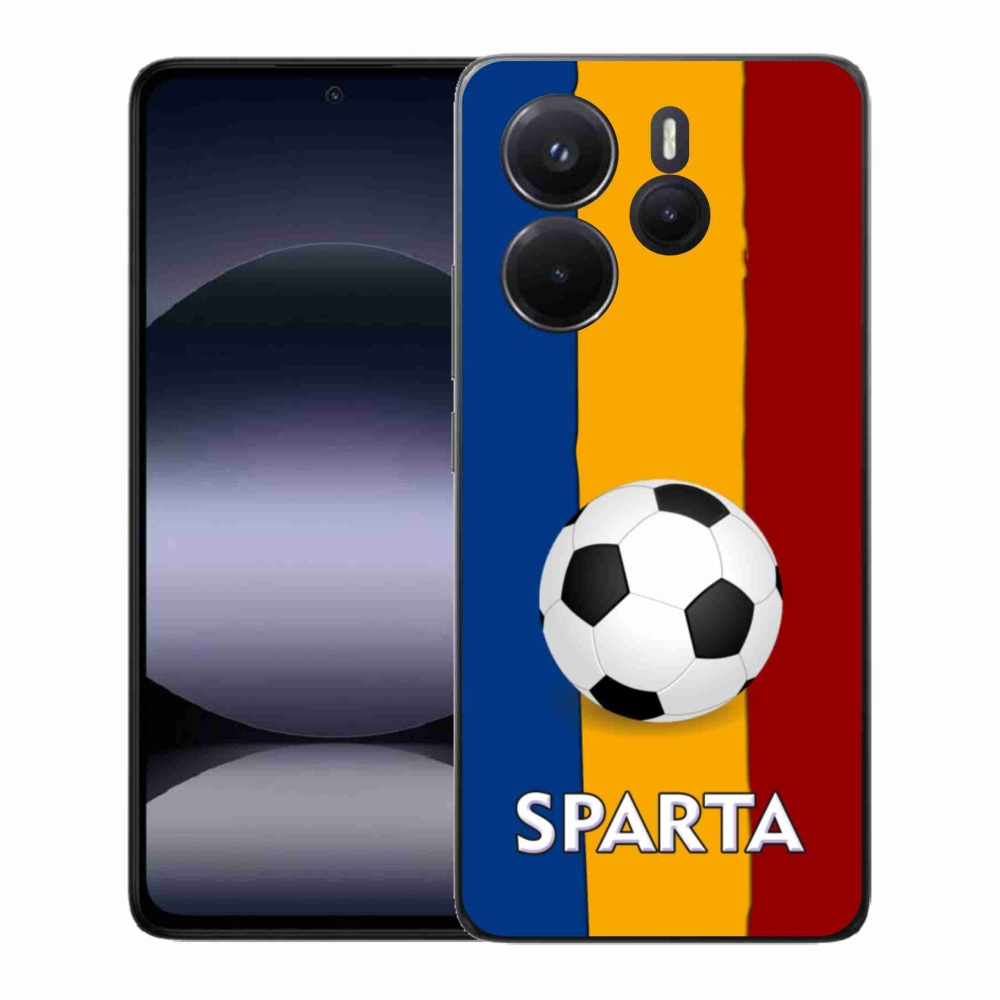 Gelový kryt mmCase na Xiaomi Redmi Note 14 - fotbal 1