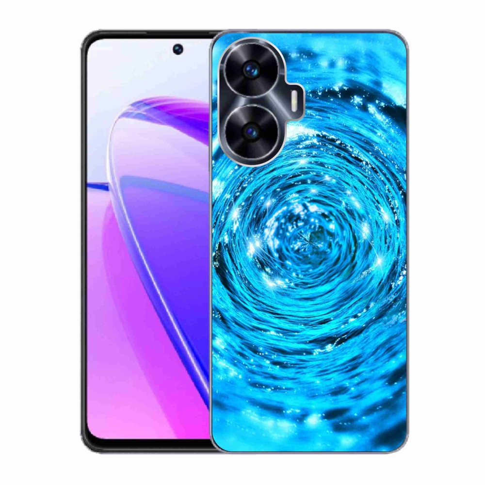 Gelový kryt mmCase na Realme C55 - vodní vír