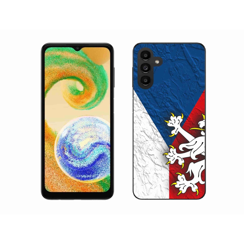 Gelový kryt mmCase na Samsung Galaxy A04s (164.7x76.7x9.1mm) - česká vlajka 1