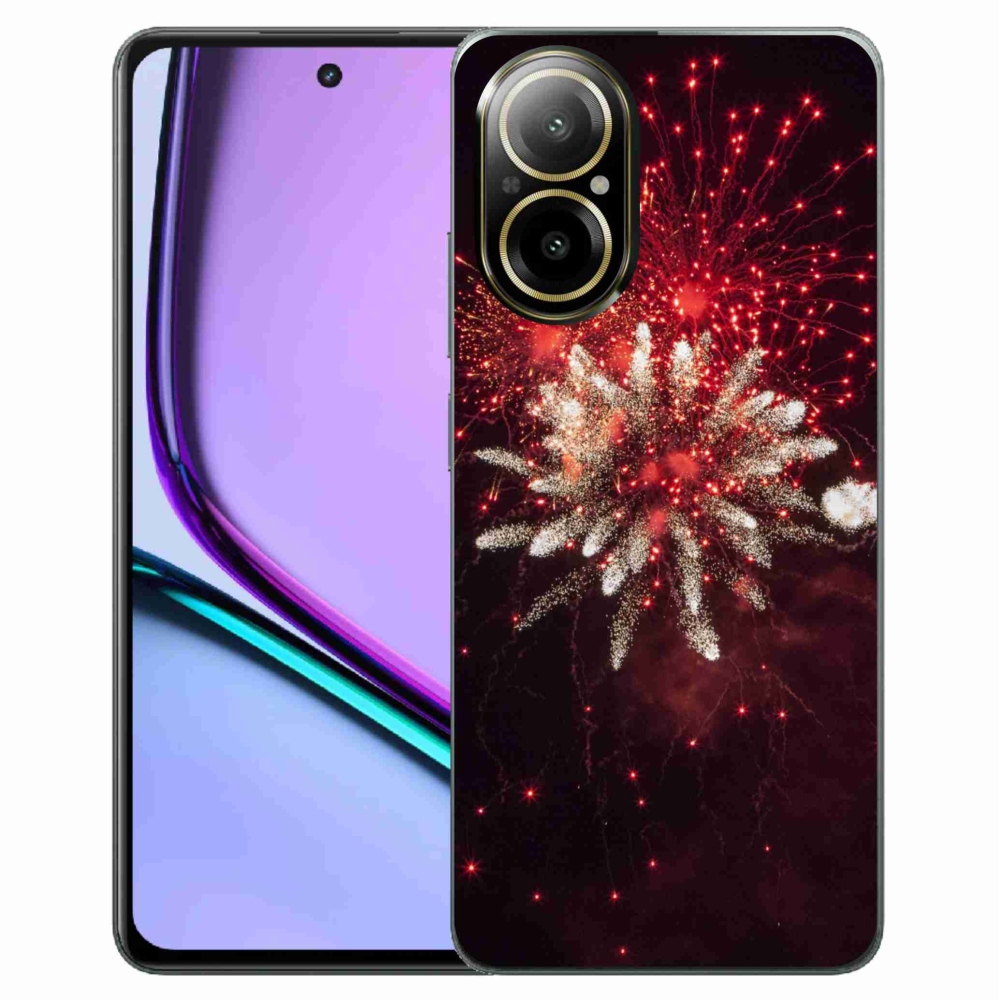 Gelový kryt mmCase na Realme C67 - ohňostroj