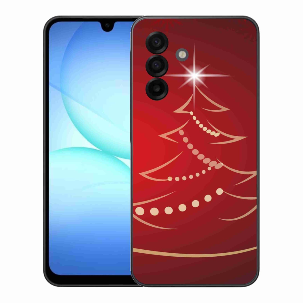Gelový kryt mmCase na Samsung Galaxy A17 4G/5G - kreslený vánoční stromek