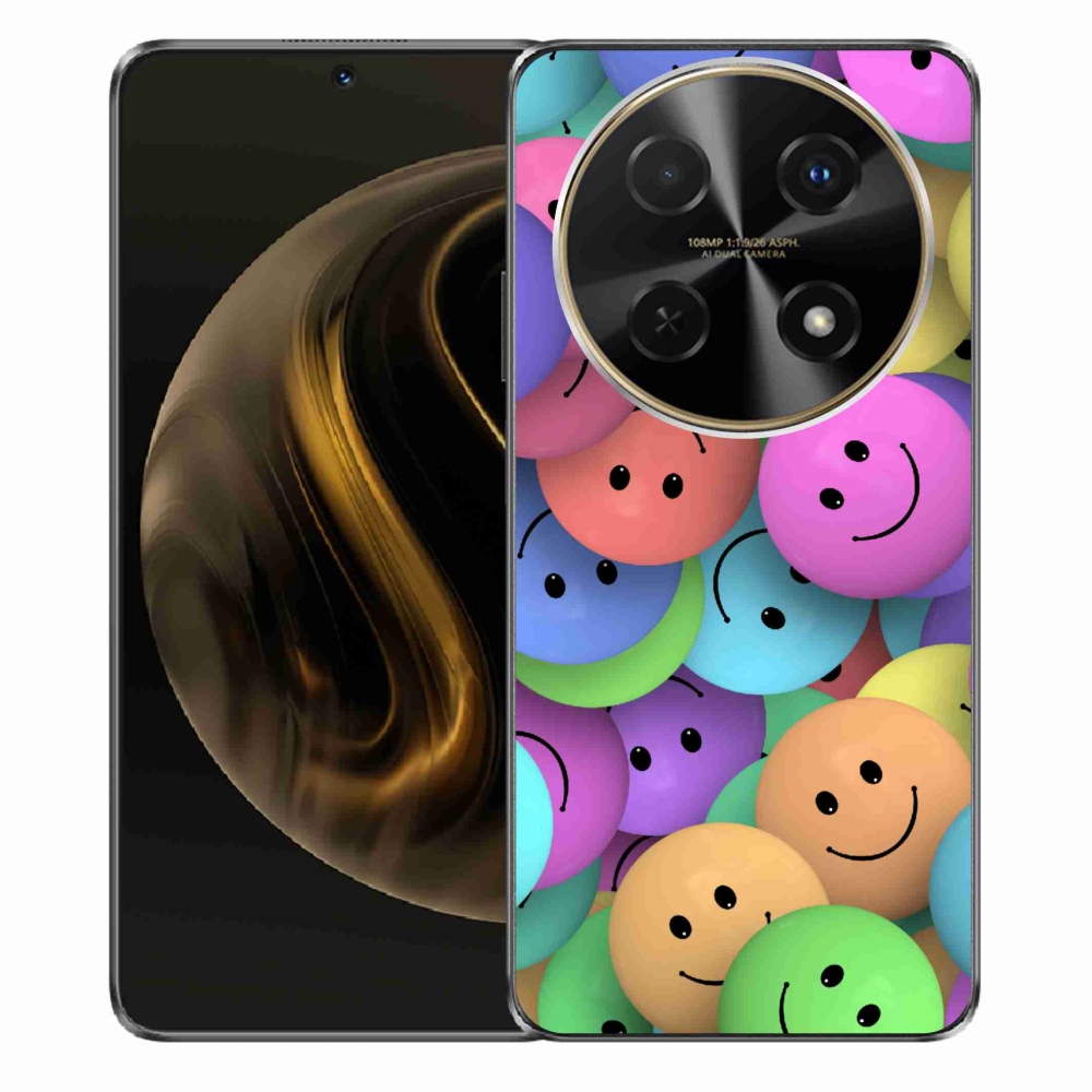 Gelový kryt mmCase na Huawei Nova 12i - barevní smajlíci