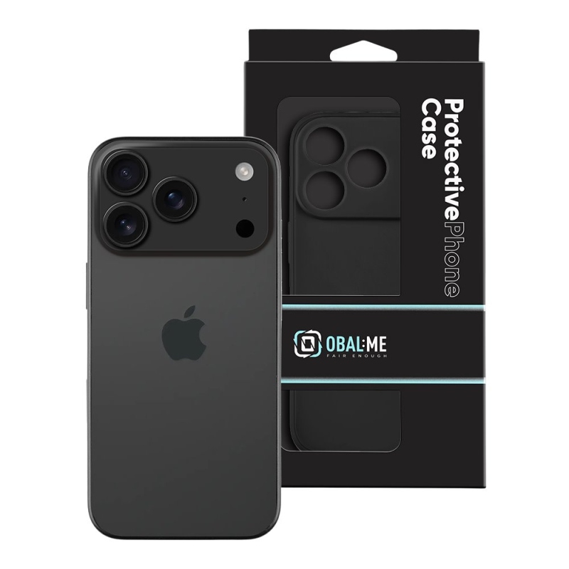 OBAL:ME Matte TPU Kryt pro Apple iPhone 17 Pro Black