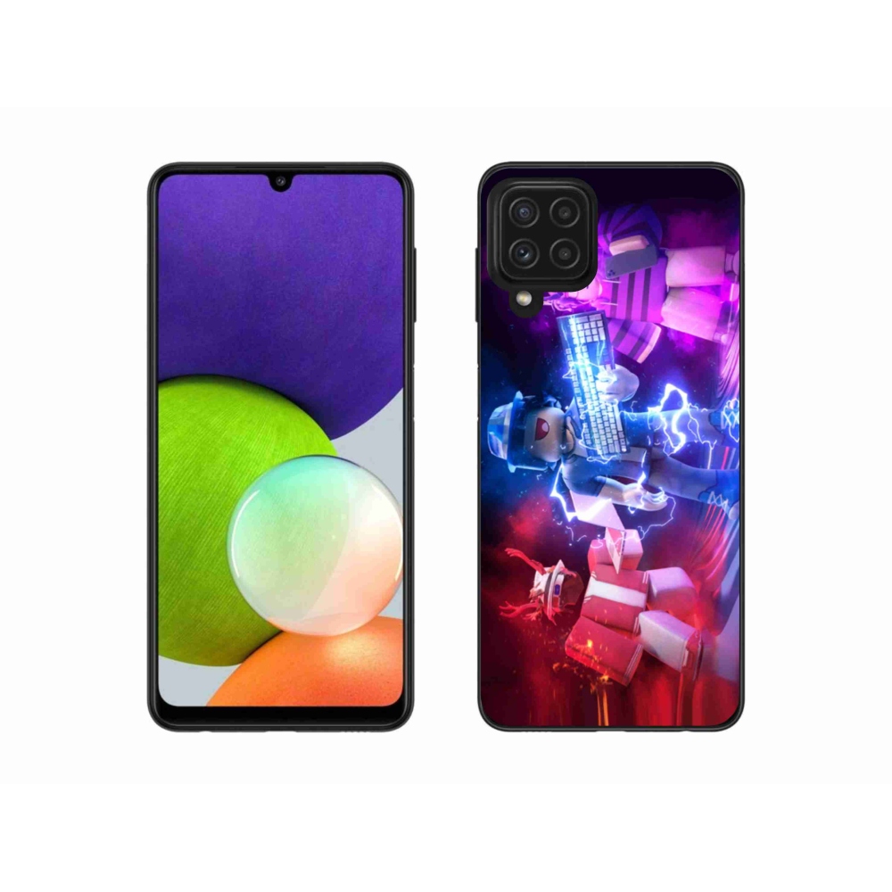 Gelový kryt mmCase na Samsung Galaxy A22 4G - roblox