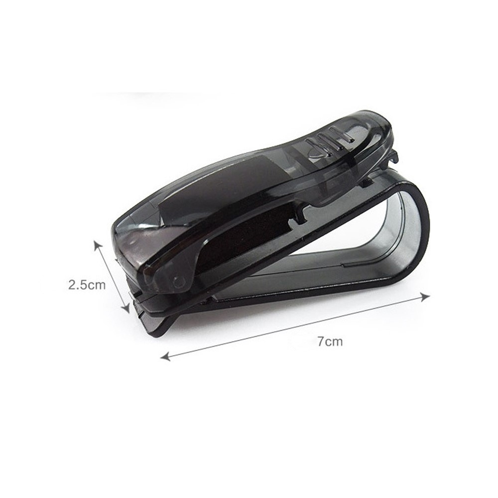 Multifunkční držák brýlí do auta na sluneční clonu s klipem