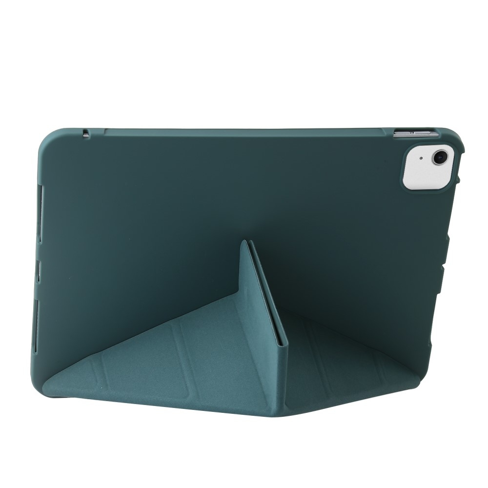 Origamis chytré polohovací pouzdro na tablet iPad Air 13 (2024)/(2025) - tmavězelené