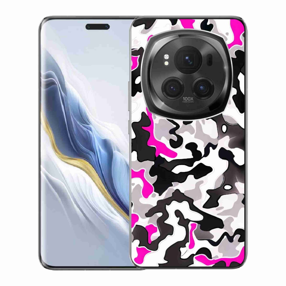 Gelový kryt mmCase na Honor Magic 6 Pro 5G - maskáčový vzor 5