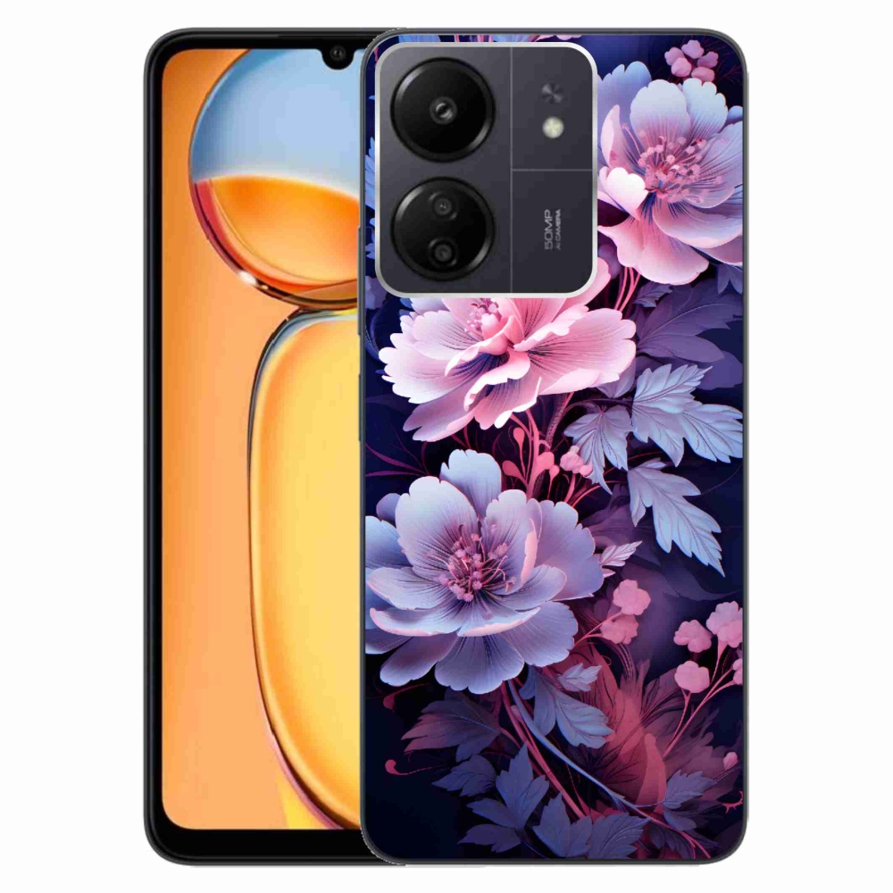 Gelový kryt mmCase na Xiaomi Poco C65/Redmi 13C - květiny 11