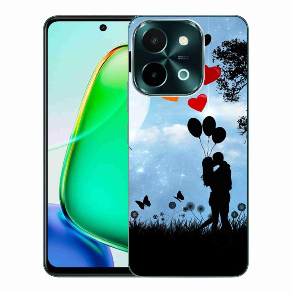 Gelový obal mmCase na Vivo Y28 - zamilovaný pár