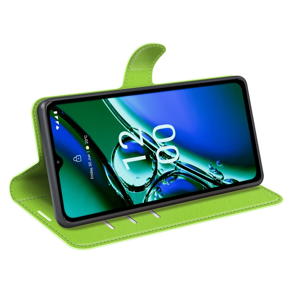Litchi knížkové pouzdro na Nokia G42 - zelené
