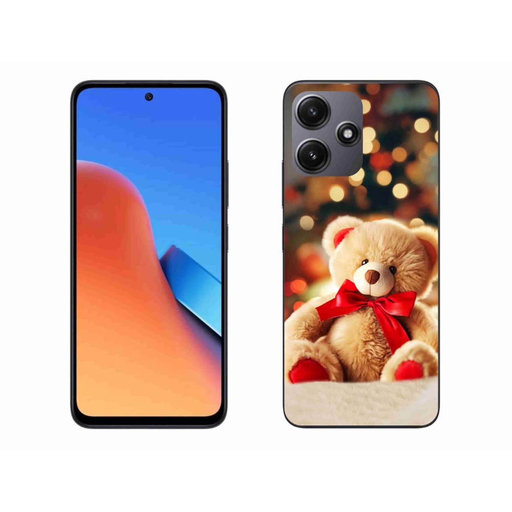 Gelový kryt mmCase na Xiaomi Redmi 12 5G - plyšový medvídek