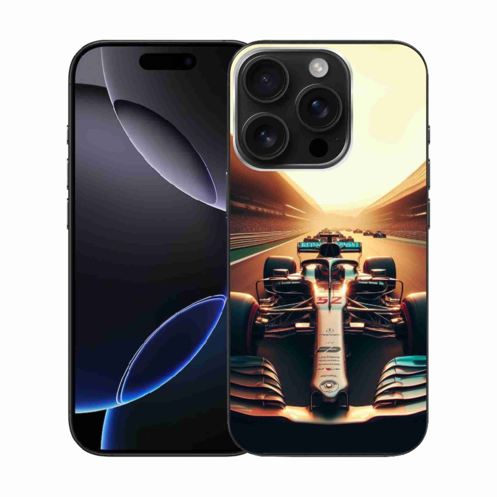 Gelový kryt mmCase na iPhone 16 Pro - formule 1