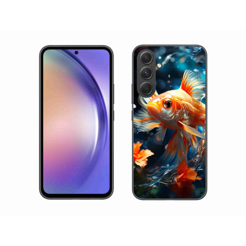 Gelový kryt mmCase na Samsung Galaxy A54 5G - rybka