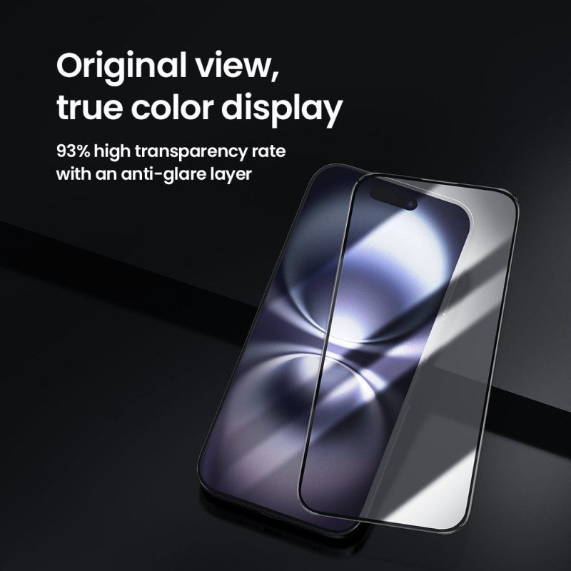 Nillkin Tvrzené Sklo 2.5D CP+ PRO Black pro Apple iPhone 16 (s aplikátorem)