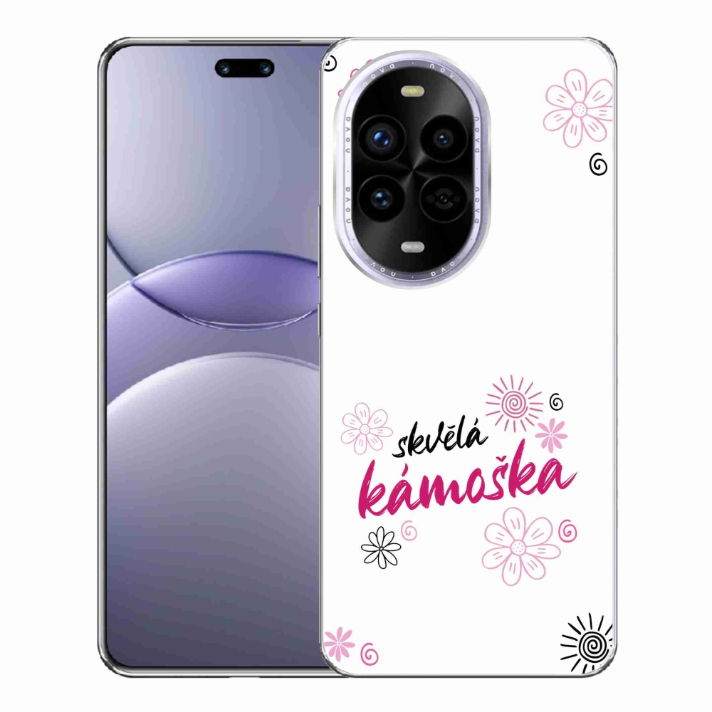 Gelový kryt mmCase na Huawei Nova 13 Pro 5G - skvělá kámoška bílé pozadí