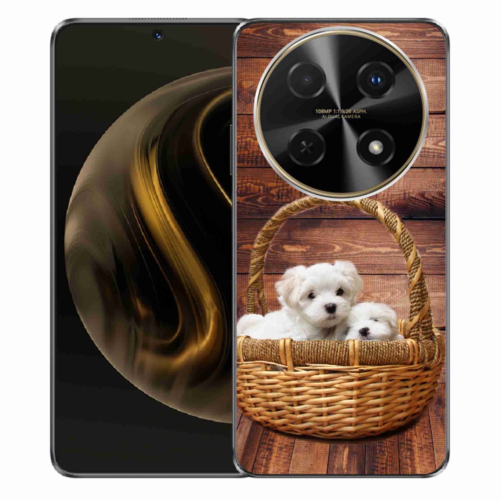 Gelový kryt mmCase na Huawei Nova 12i - štěňátka