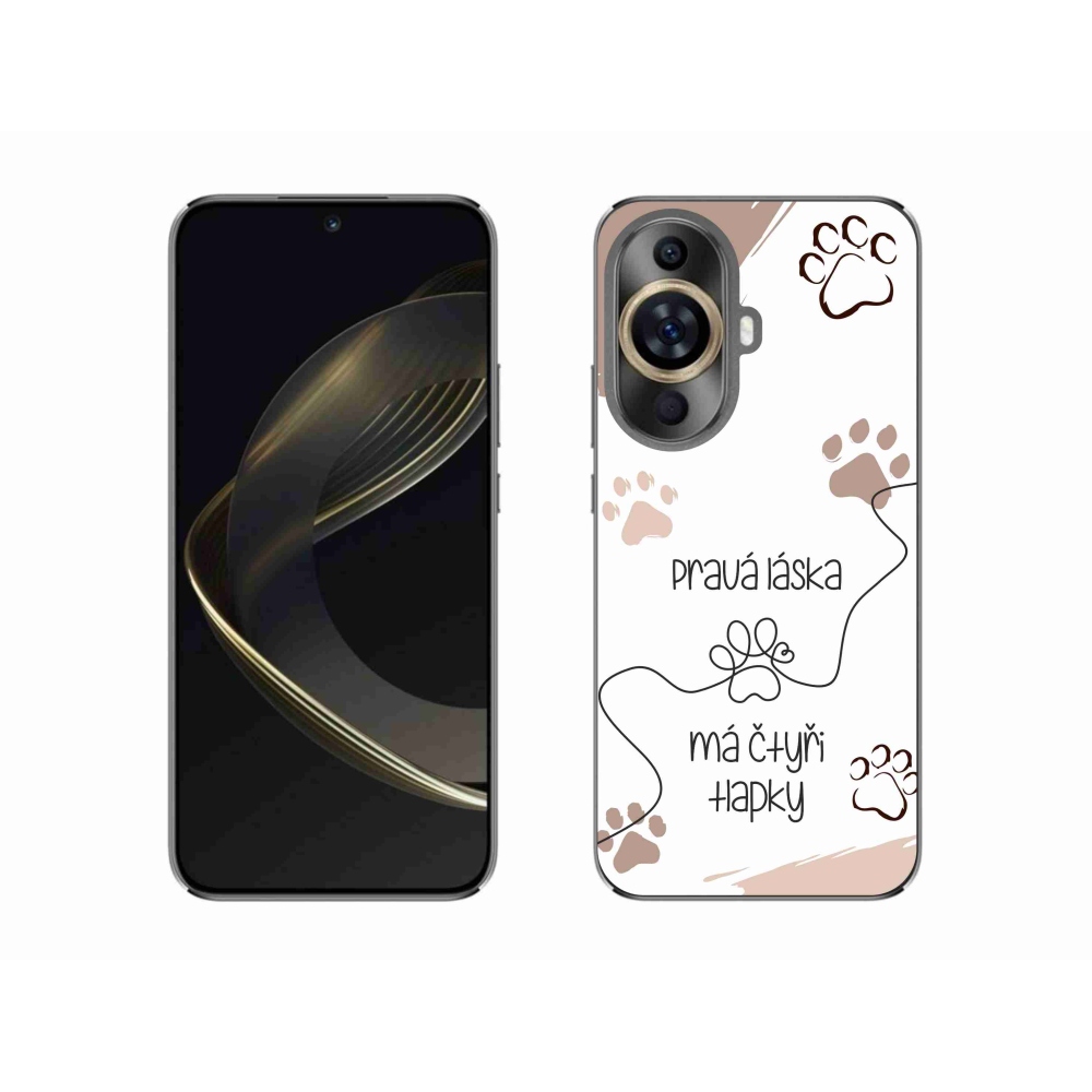 Gelový kryt mmCase na Huawei Nova 11 - psí motiv 1 bílé pozadí