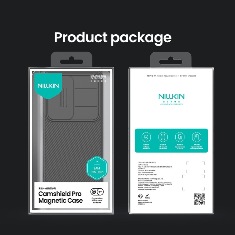 Nillkin CamShield PRO Magnetic Zadní Kryt pro Samsung Galaxy S25 Ultra Black