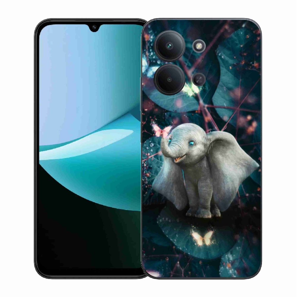 Gelový kryt mmCase na Xiaomi Redmi 15C 4G (171mm)/Poco C85 4G (171mm) - roztomilý slon