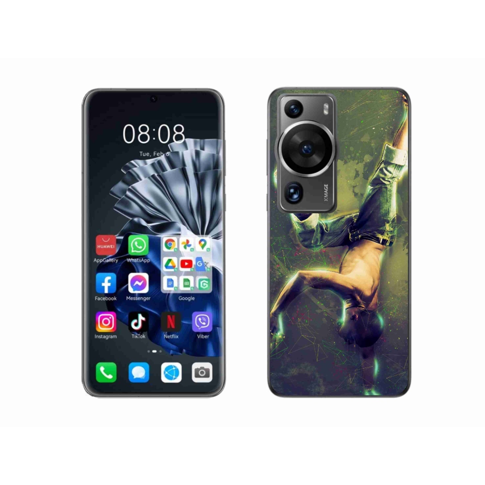 Gelový kryt mmCase na Huawei P60 Pro - breakdance