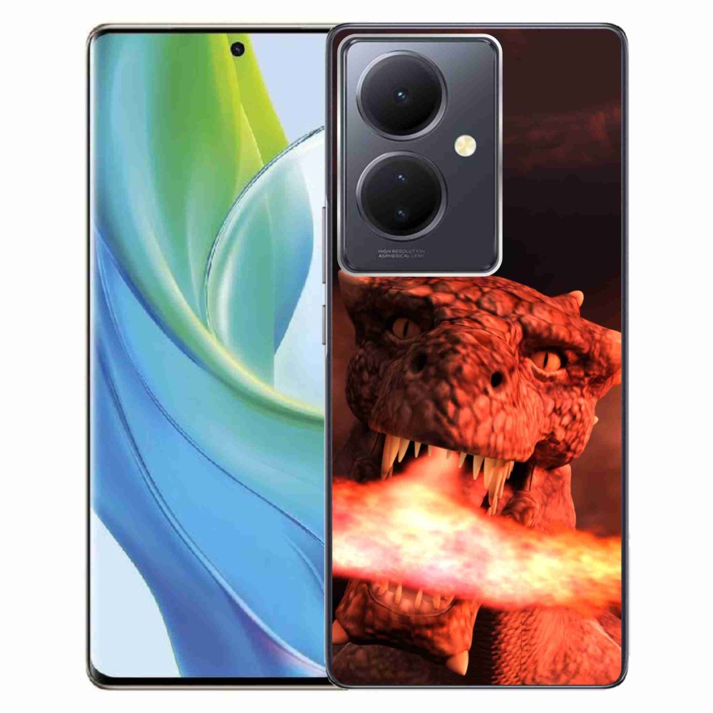 Gelový kryt mmCase na Vivo V29 Lite 5G - drak