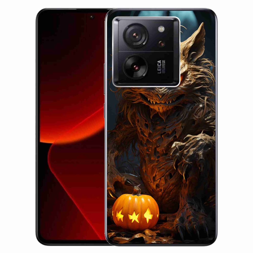 Gelový kryt mmCase na Xiaomi 13T/13T Pro - halloweenská příšera