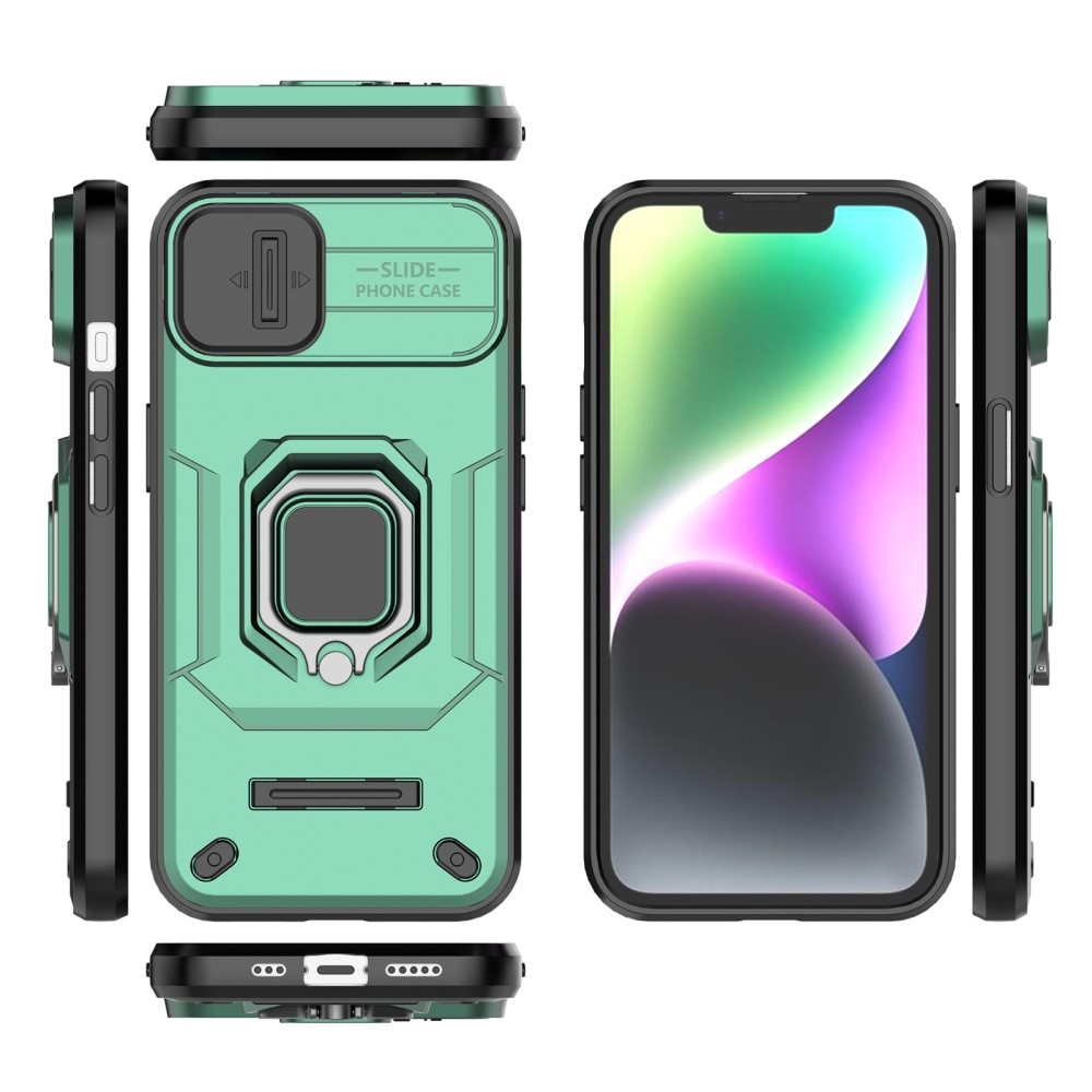 Shock odolný kryt na iPhone 15 - zelený