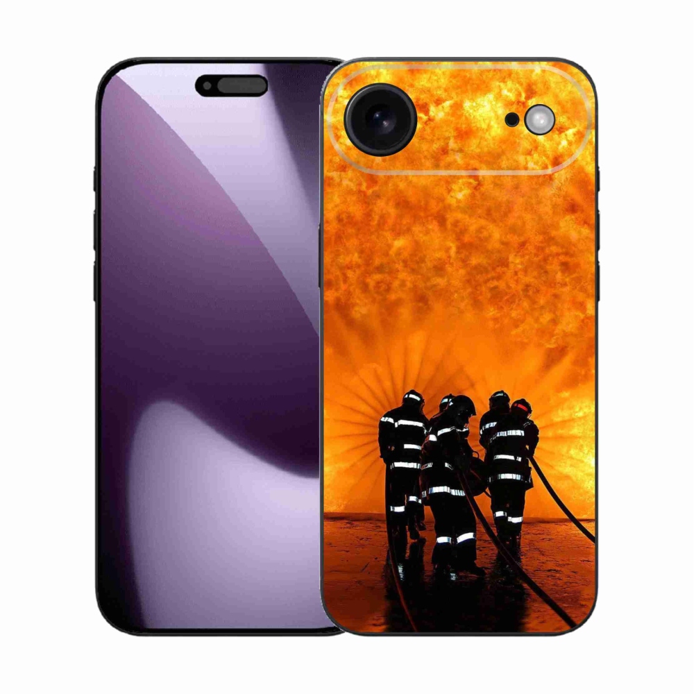 Gelový kryt mmCase na iPhone 17 Air - požár